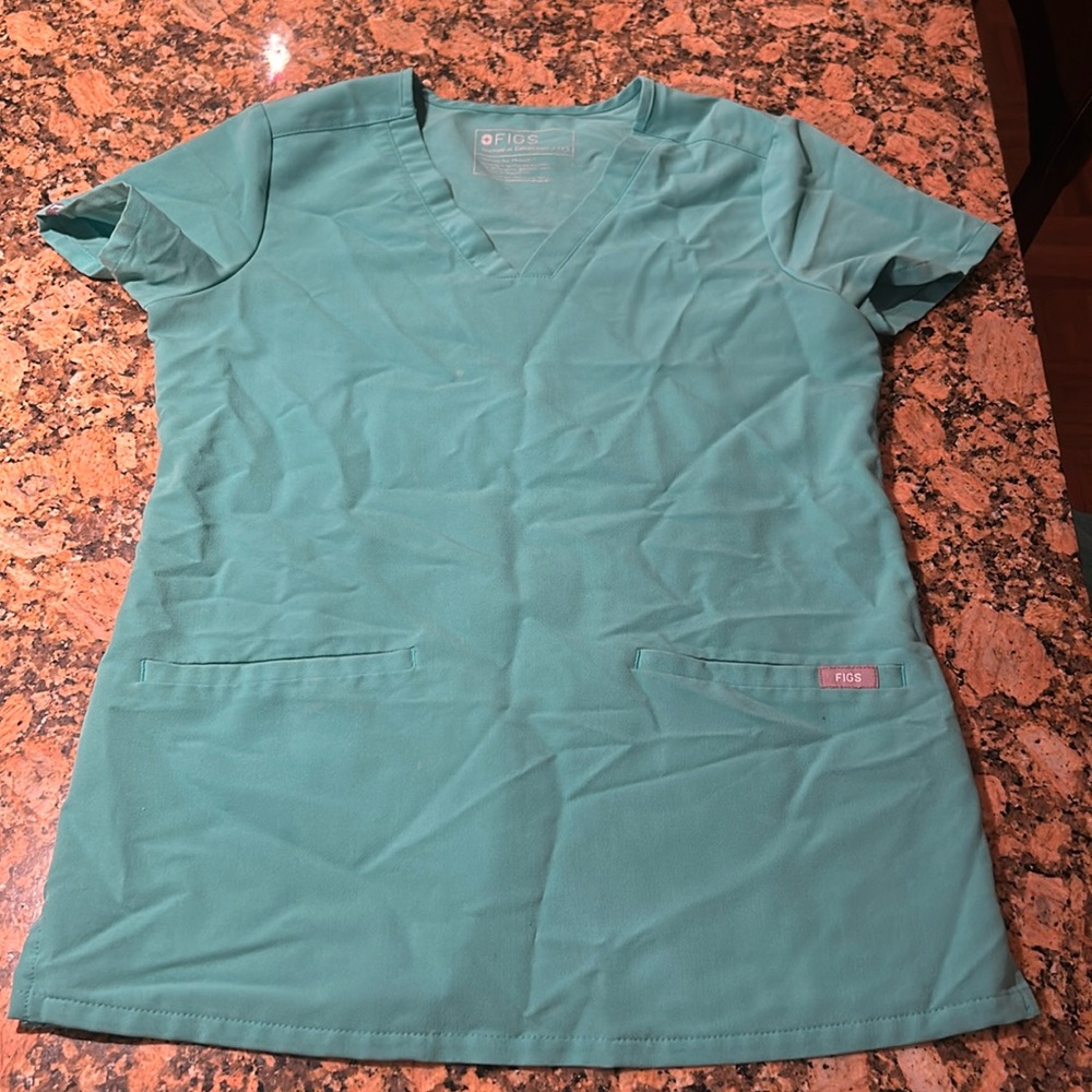 Figs scrubs seafoam green XXS